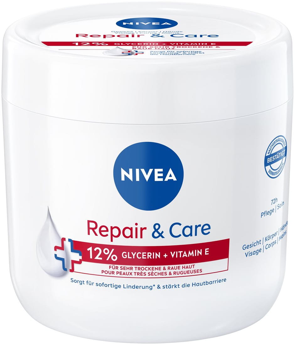 NIVEA Repair & Care Creme für sehr trockene & raue Haut