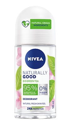  NIVEA Naturally Good Deo mit Bio Grüntee 50 ml Roll-on