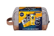 NIVEA MEN Active Energy Set mit Kosmetiktasche 