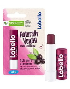 Labello Naturally Vegan Açaí Beere & Shea Butter