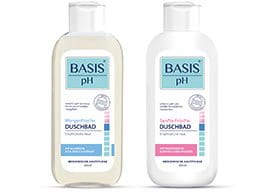 Basis pH Sanfte Frische & Morgenfrische Duschbäder